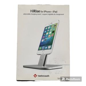 Adjustable charging stand for iPhone and iPad